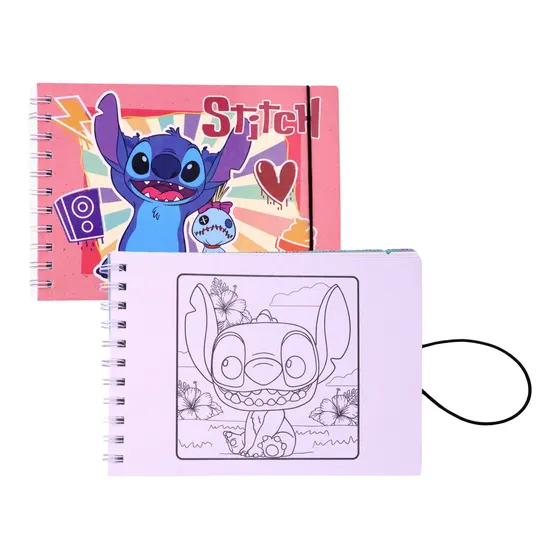 Caderno De Desenhos Para Colorir Stitch A5