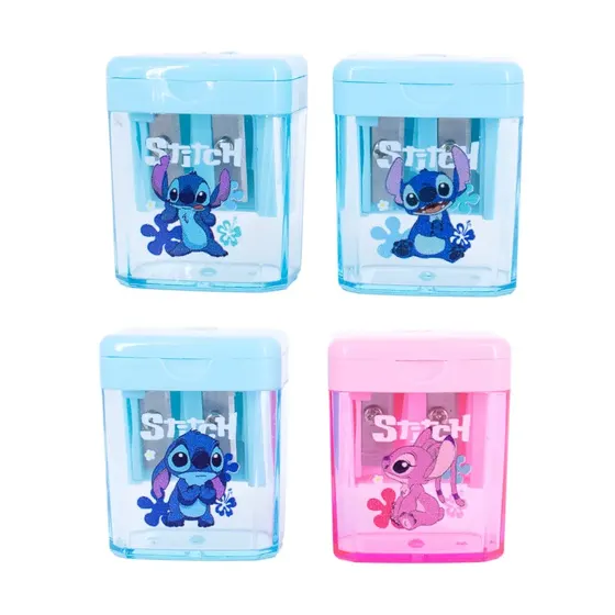 Apontador Com Deposito Stitch Com 24 Pecas
