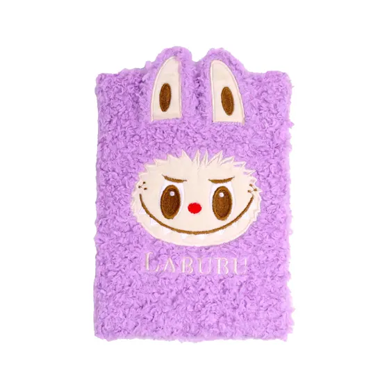 Caderno De Pelucia Labubu A5 Unidade - Lilas