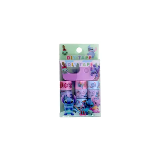 Fita Adesiva Washi Tape Stitch Com 13 Pecas