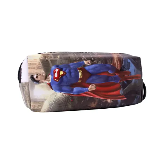 Estojo Super Herois Em Poliester Com Ziper