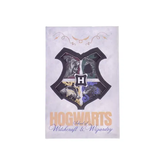 Caderno Casas Hogwarts Harry Potter