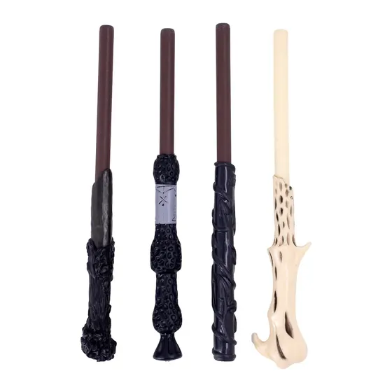 Kit Canetas Varinha Harry Potter Com 04 Unidades