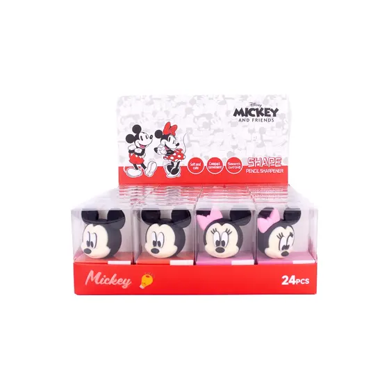 Apontador Mickey E Minnie Com 24 Pecas