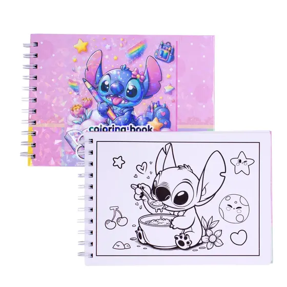 Caderno De Desenhos Para Colorir Stitch Baby Unidade - Stitch 04