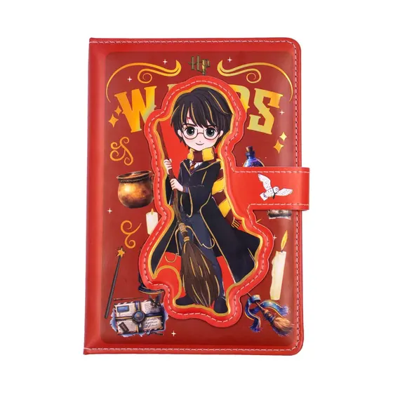 Caderno Brochura Com Fecho Magnetico Personagens Harry Potter