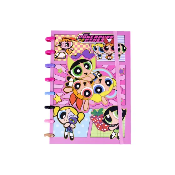 Caderno Inteligente Meninas Super Poderosas A5 Com 80 Folhas