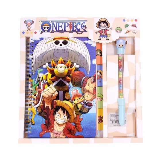 Kit Papelaria Para Presente One Piece