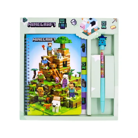 Kit Papelaria Para Presente Minecraft