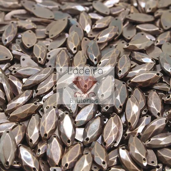 Chaton Costura Navete Em Abs 7X16Mm 500G
