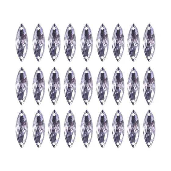 Chaton Navete 7X21Mm Acrilico De Costura 500G