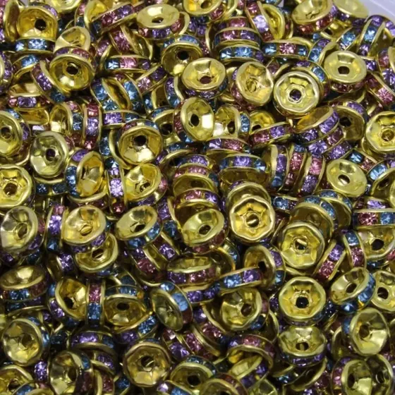 Rondela De Strass 06Mm Em Acrilico Com 1000 Pecas