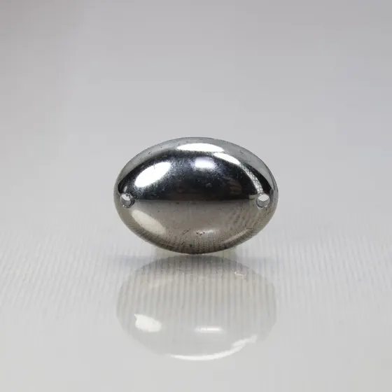 Chaton Para Costura Oval 13X18Mm Em Acrilico Com 500Gr