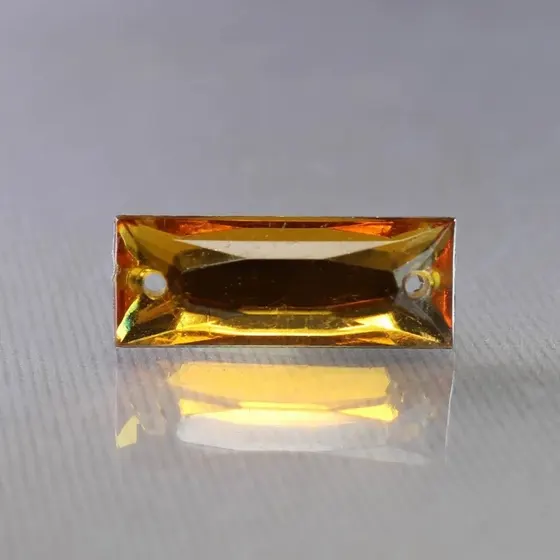 Chaton Para Costura Palito Achatado 6X15Mm Em Acrilico Com 500Gr