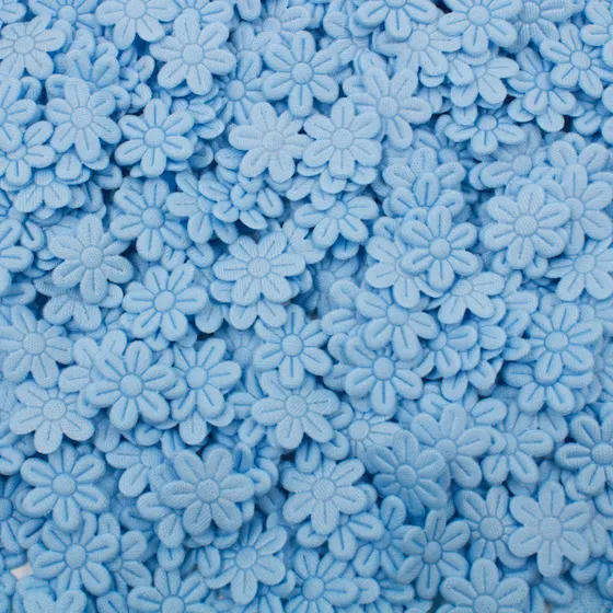 Aplique Flor Prensada 20Mm Em Poliester Com 500 Un