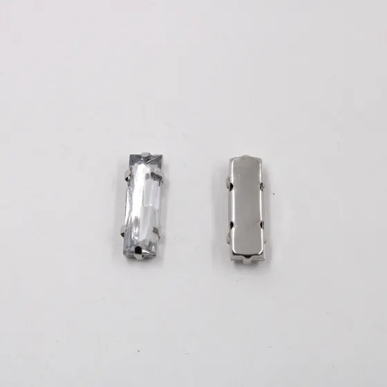 Chaton Engrampado Palito 06X18Mm Em Metal E Acrilico Com 500 Pecas