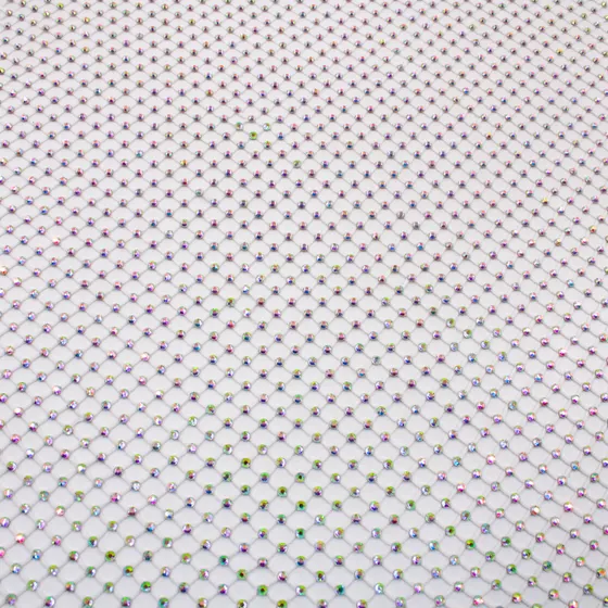Rede Manta De Strass 30X40Cm Em Cristal