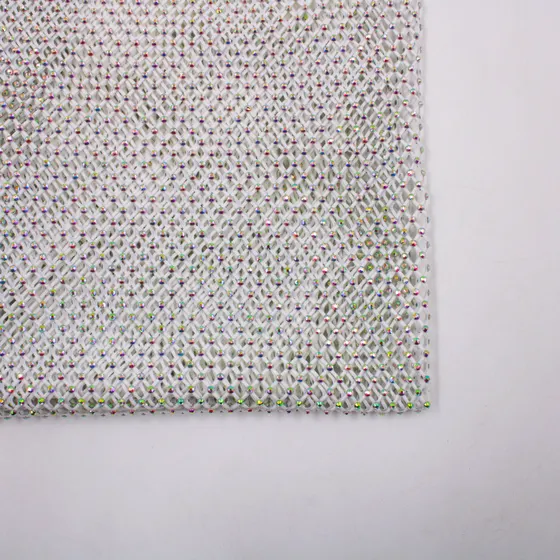 Rede Com Strass 40X120Cm Unidade - Branco