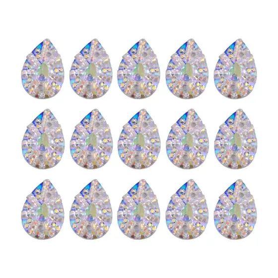Chaton Gota Com Strass 10X14Mm Para Costura Com 500 Pecas
