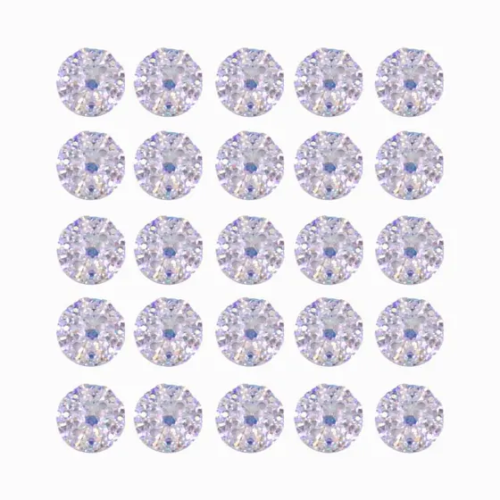 Chaton Redondo Com Strass 10Mm Para Costura Com 500 Pecas