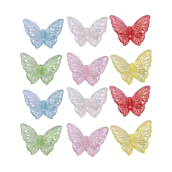Borboleta 30X36Mm Em Abs