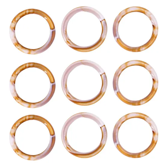 Argola Mesclada 40Mm Em Acrilico