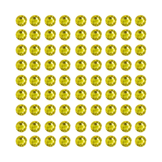 Chaton Colagem 05Mm Em Resina Com 5.000 Unidades - Q015 -Amarelo
