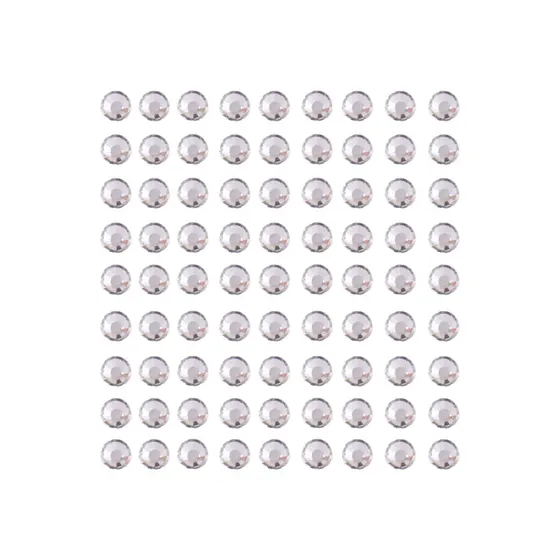 Chaton Para Colagem Redondo Ss16 Em Cristal Com 1.440 Pecas
