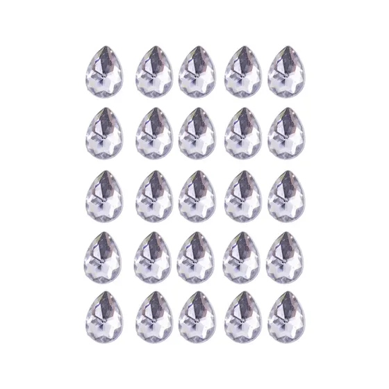 Chaton Para Colagem Gota 10X14Mm Em Acrilico Com 250Gr