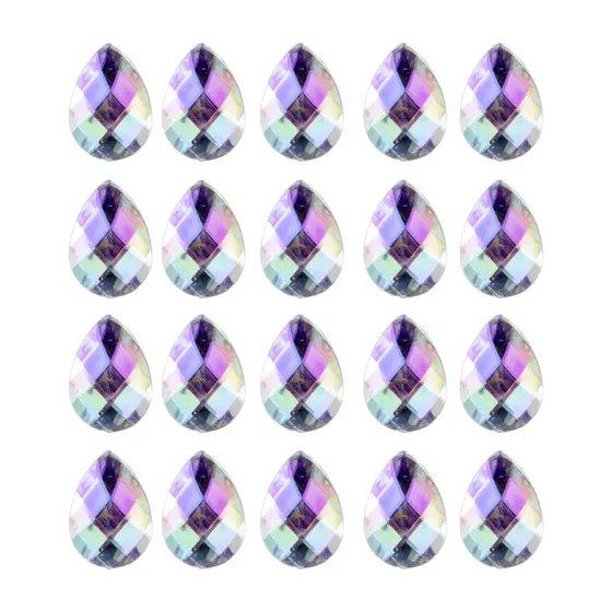 Chaton Para Colagem Gota 13X18Mm Em Acrilico Com 250Gr