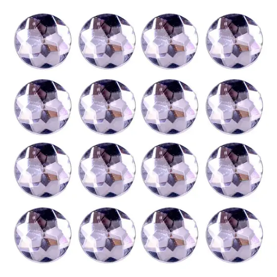 Chaton Para Colagem Redondo Sextavado 14Mm Em Acrilico Com 250Gr