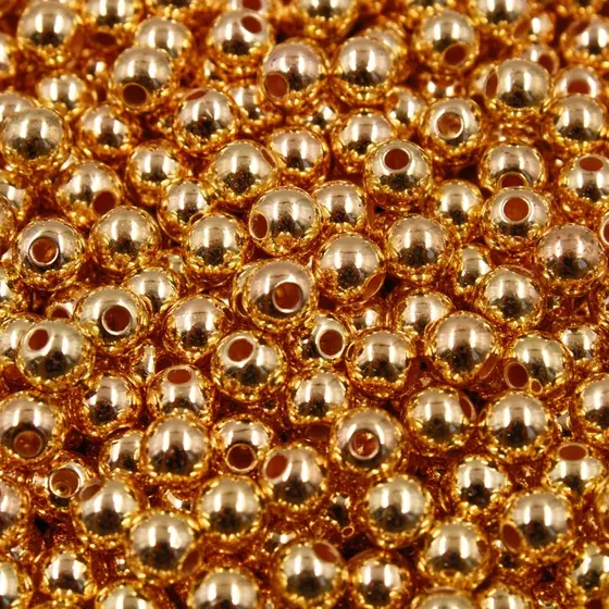 Bola Passante Metalizada 06Mm Em Abs Premium Com 500Gr