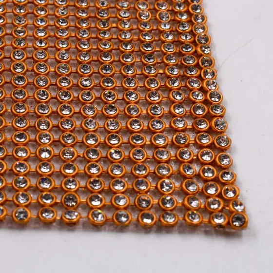 Manta De Strass 45X120Cm Em Cristal