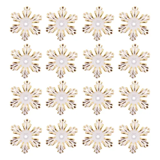 Entremeio Flor De Perola 27Mm Em Abs Com 250Gr