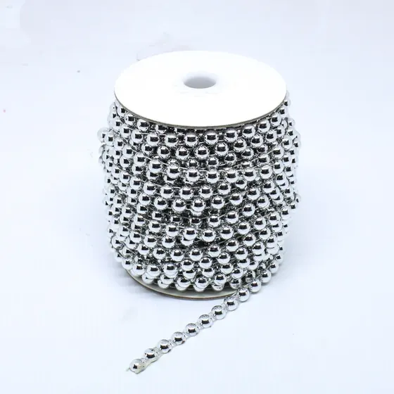 Aljofre Meia Bola 08Mm Em Abs Com 19 Metros