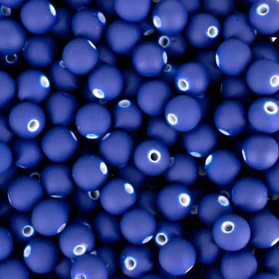 Bola Emborrachada Passante 10Mm Em Plastico Com 500Gr