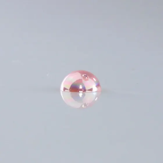 Meia Perola Para Costura Irisada 10Mm Em Abs Com 250Gr