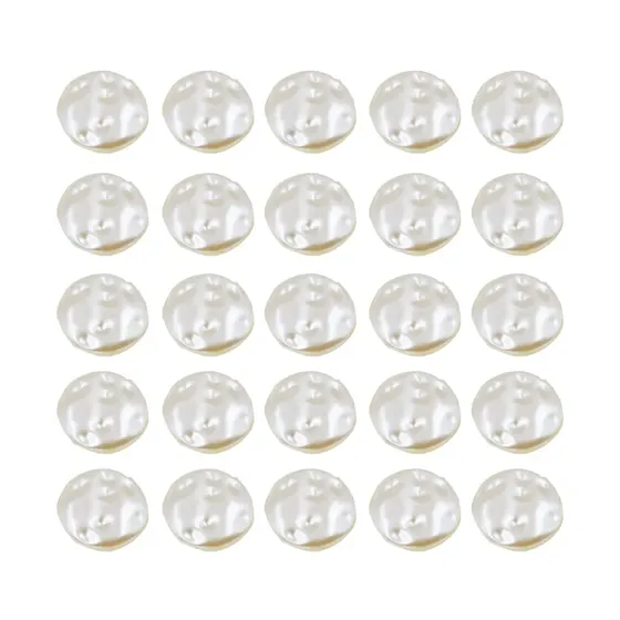 Pastilha Irregular Perolada Passante 16Mm Em Abs Com 500Gr