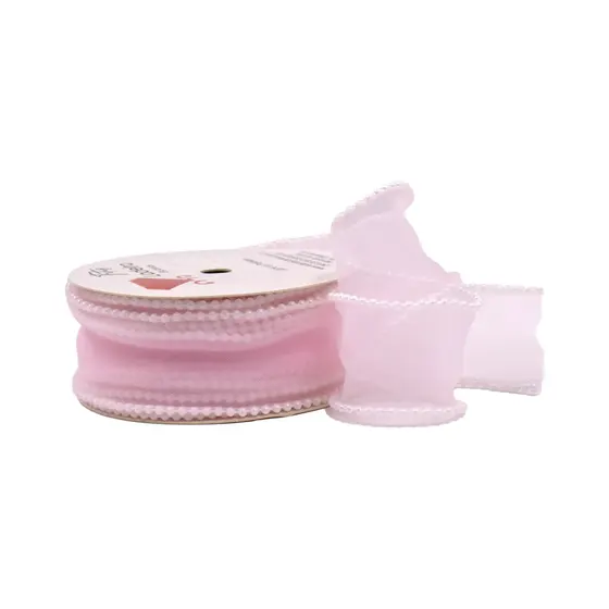 Fita Com Perola 40Mm Em Abs Com 9 Metros