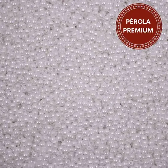 Perola Premium Com Furo 03Mm Em Abs