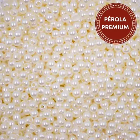 Perola Premium Com Furo 05Mm Em Abs
