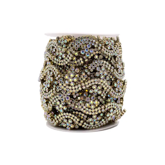 Aljofre Florzinha De Strass Em Abs Com 9,14 Metros