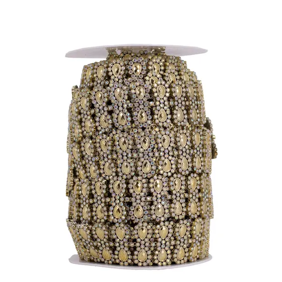 Aljofre Gotinha Com Strass Em Abs Com 09 Metros