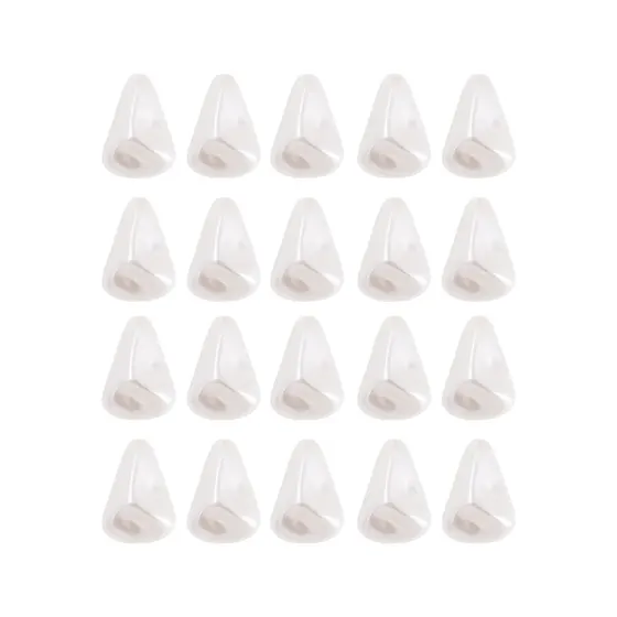 Perola Irregular Passante 13X19Mm Em Abs