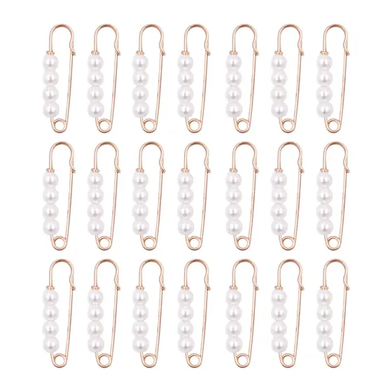 Alfinete Decorativo Com Perola 40Mm Em Ferro Com 200 Pecas