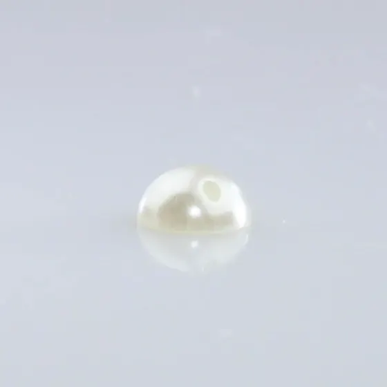 Meia Perola Para Costura 08Mm Em Abs Com 500Gr