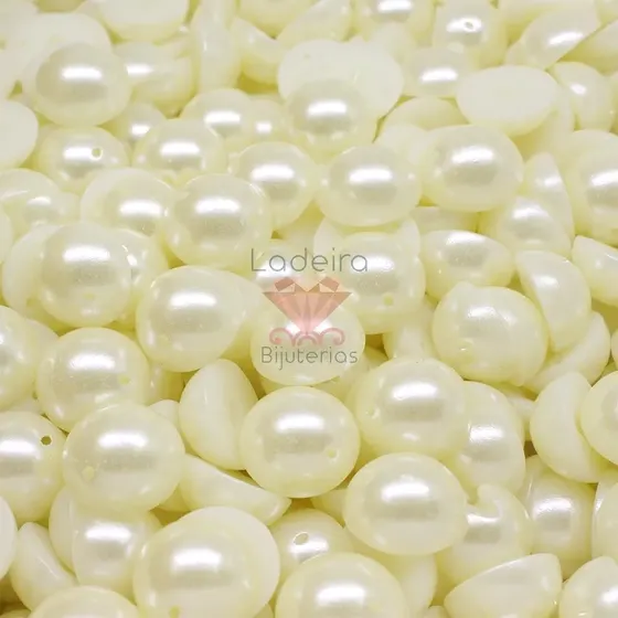 Meia Perola Para Costura Em Abs 16Mm 500G