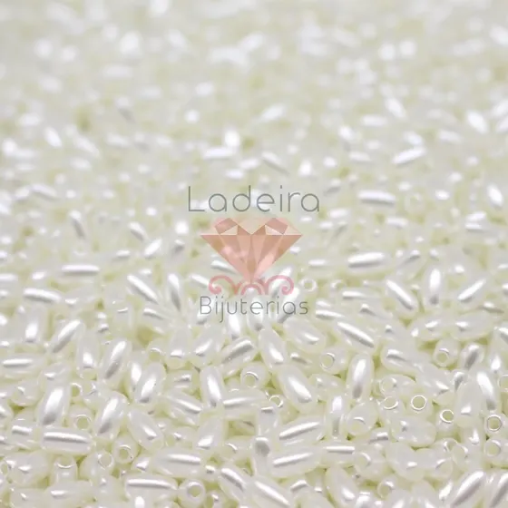 Arroz Perolado Passante 3X6Mm Em Abs Com 500Gr