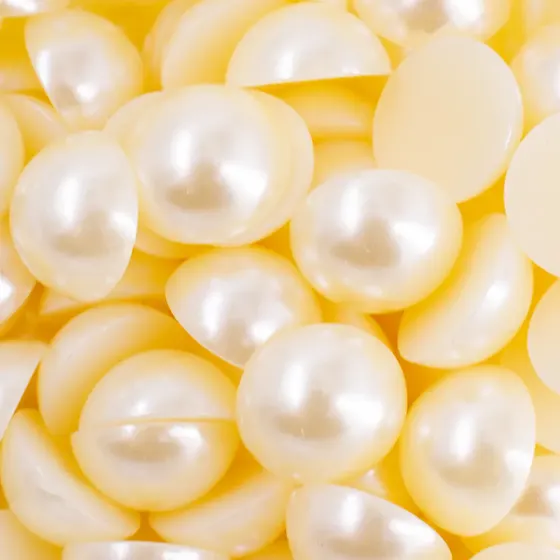 Meia Perola Para Colagem 20Mm Em Abs Com 500Gr